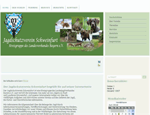 Tablet Screenshot of jagd-schweinfurt.de